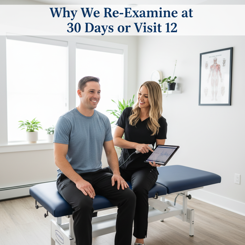 Why We Re-Examine at 30 Days or Visit 12